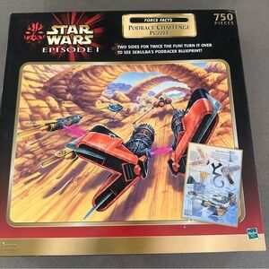 Star Wars Episode I Podrace Challenge Puzzle – 750 Pieces – NEW Sealed – Vintage